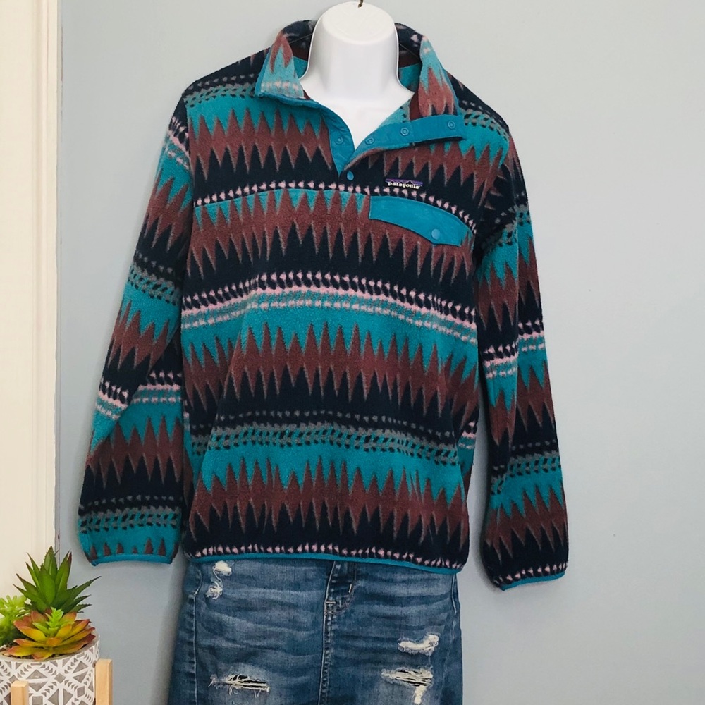 Patagonia Micro D Snap Button Fleece pullover XS